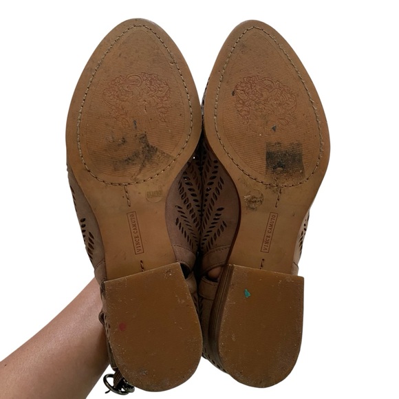 Vince Camuto Campina Bootie Women Leather Ankle Boots Size 6.5 - Picture 7 of 11